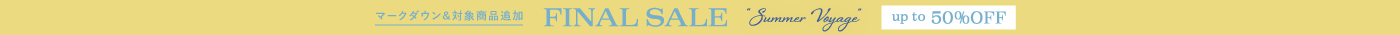 FINAL SALE up to 50%OFF