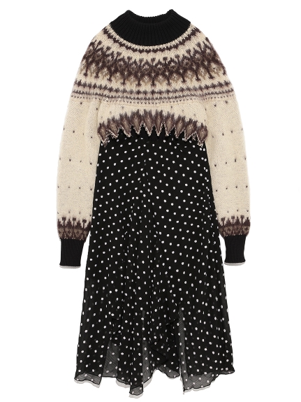 ノルディックセータードレス(BEG-F)