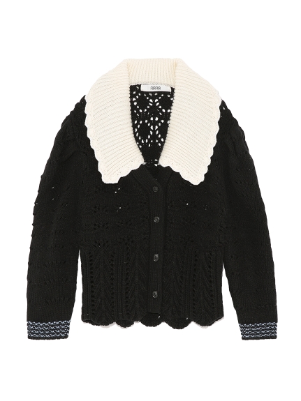 ビッグカラークロシェカーデ(BLK-F)