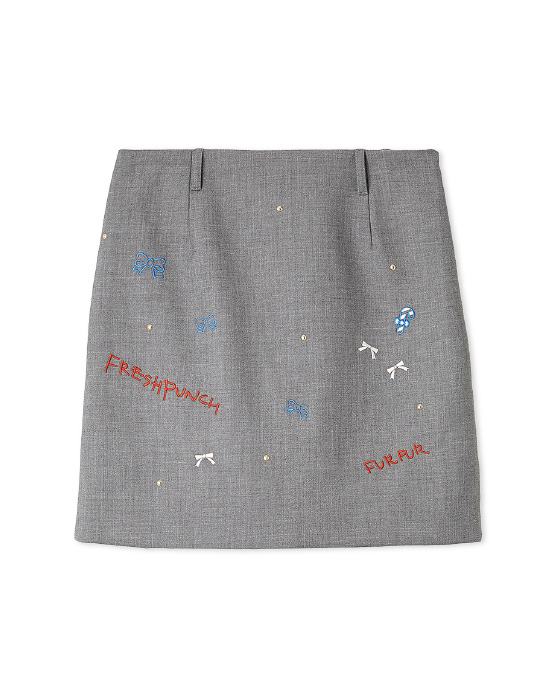 FRESH PUNCH 刺繍スカート