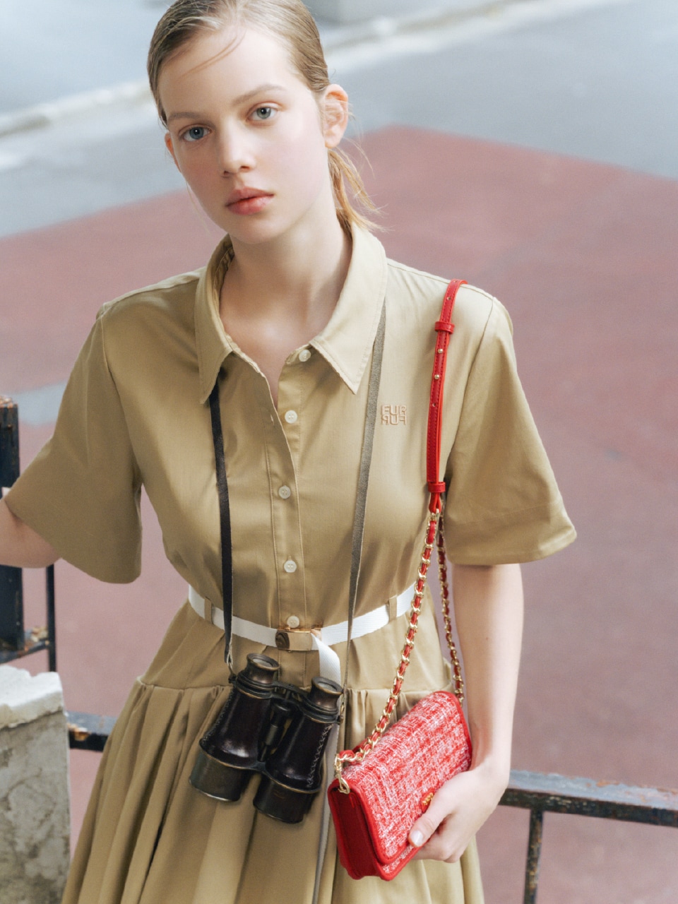 同コーディネートの上半身アップ