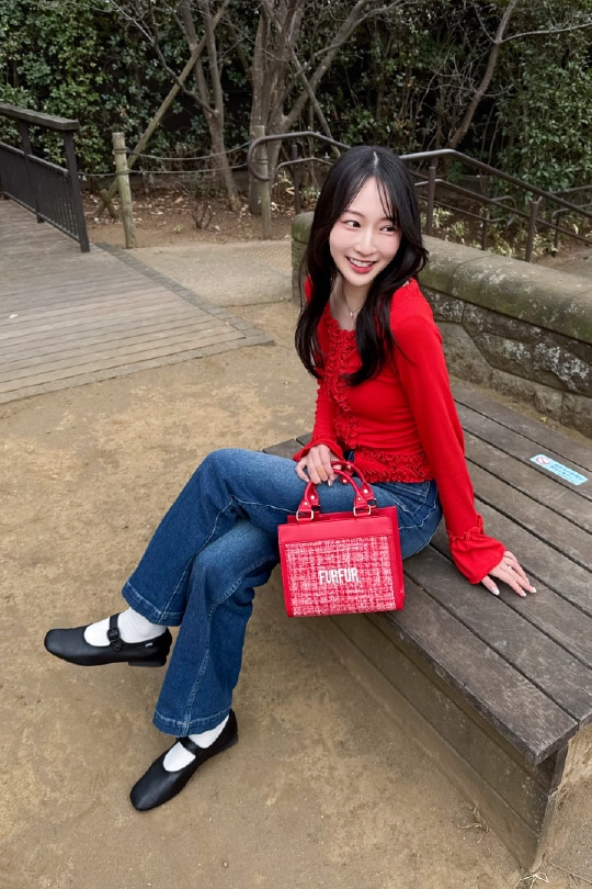 同コーディネートの別アングル