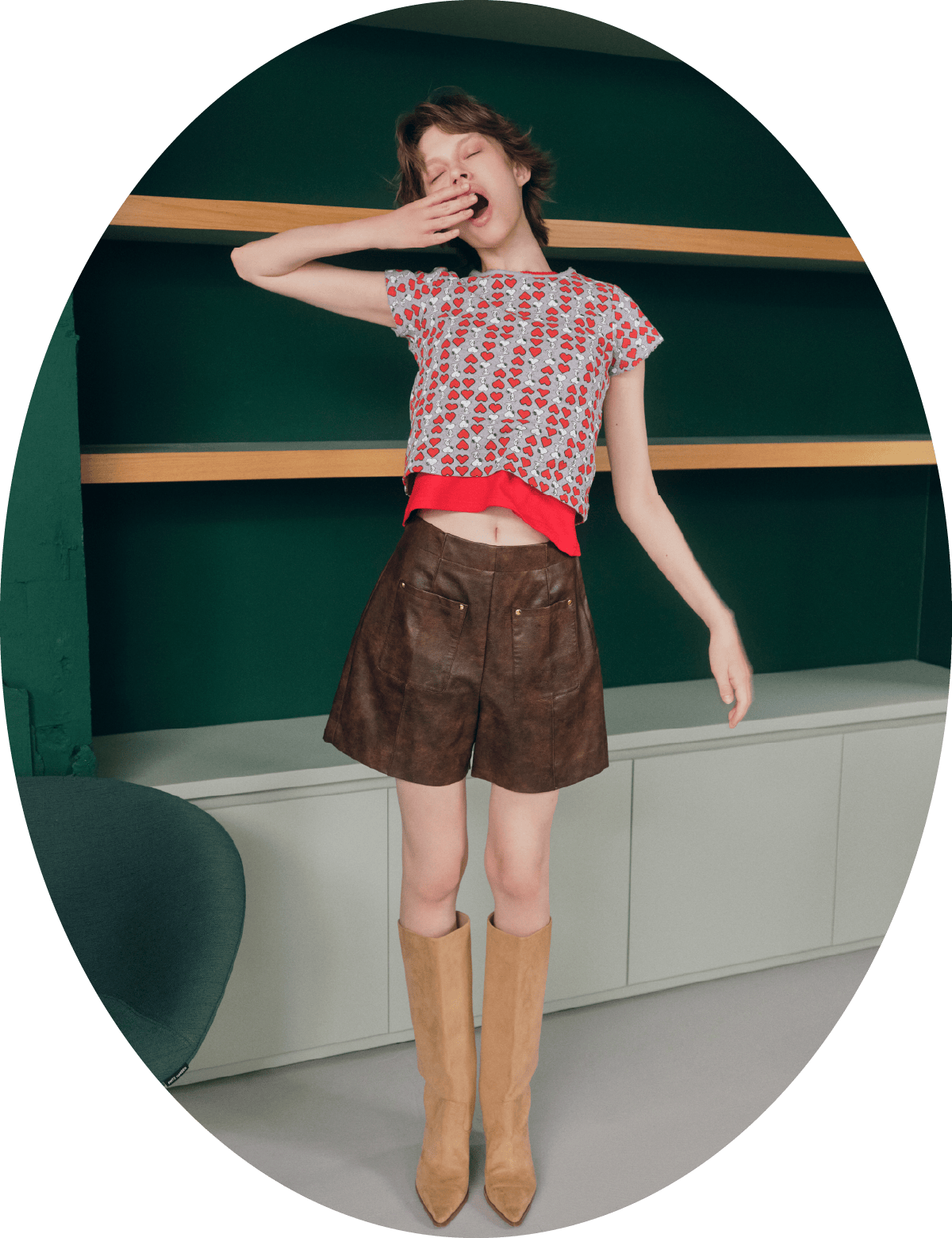 同コーディネートの別ショット