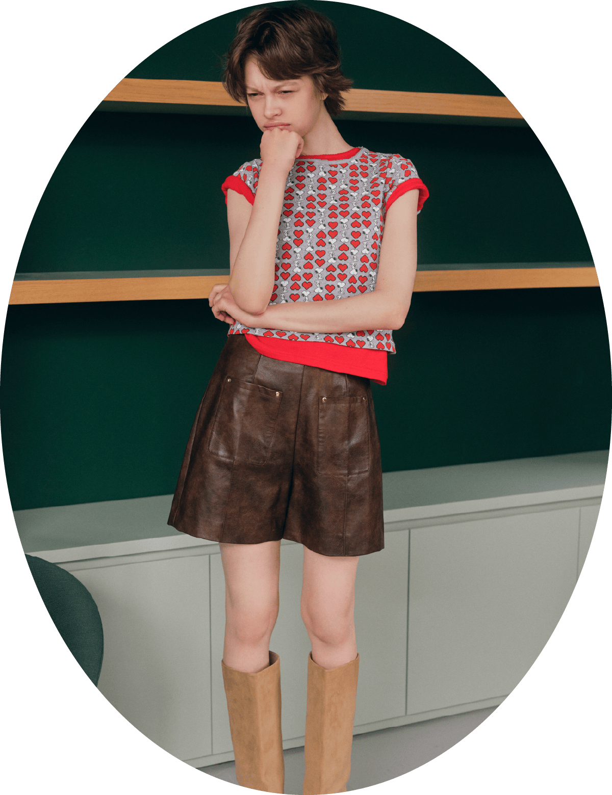 同コーディネートの別ショット