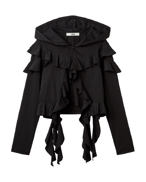 FRILL HOODIE ¥13,200(tax in)