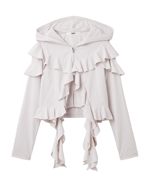 FRILL HOODIE ¥13,200(tax in)