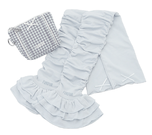 FRILL UV ARM COVER ＆ POUCH SET ¥11,000(tax in)