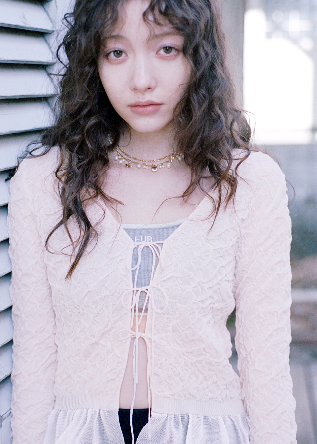 同コーディネートの上半身アップ