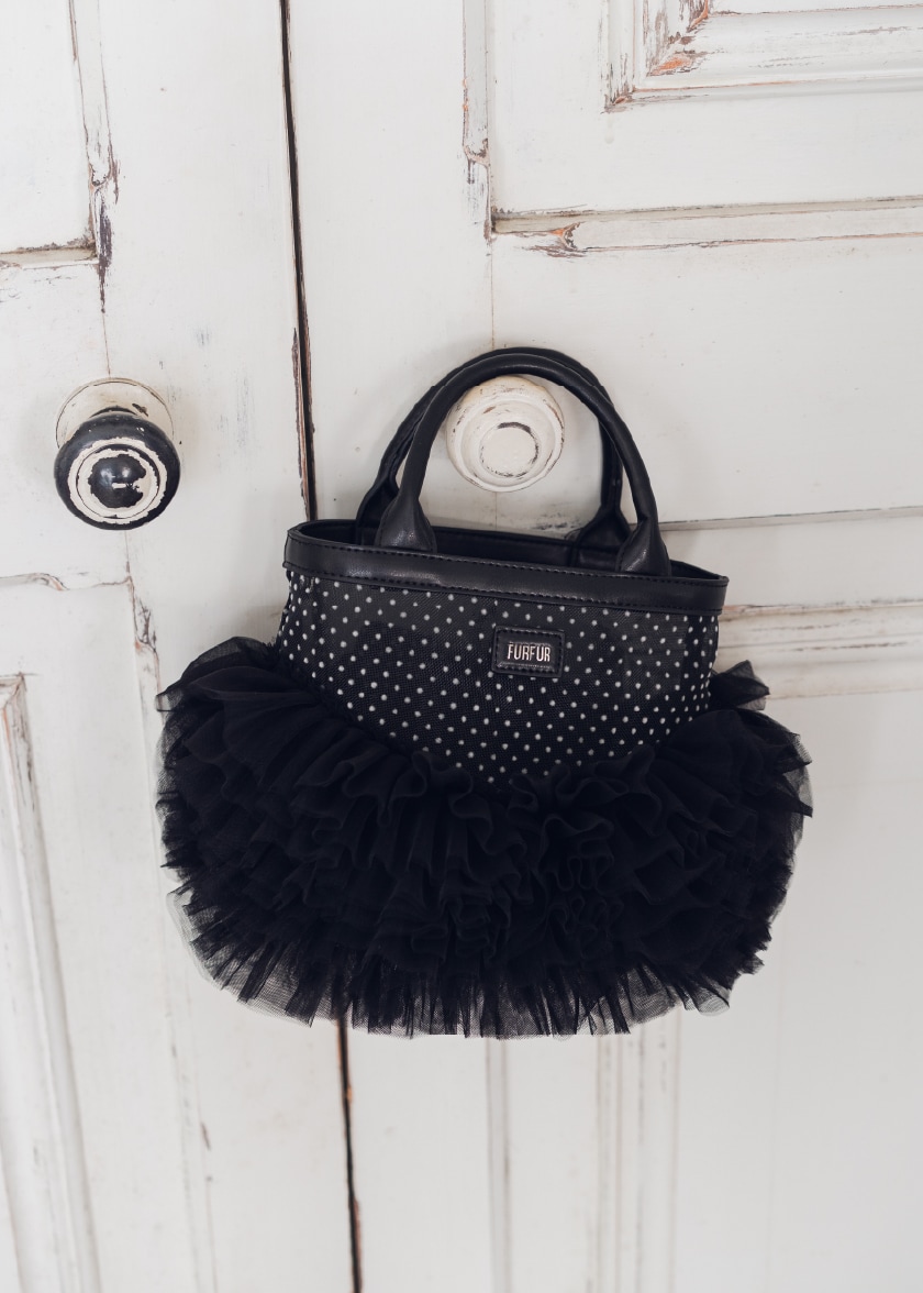 クリスタルロゴがま口チュチュバッグ