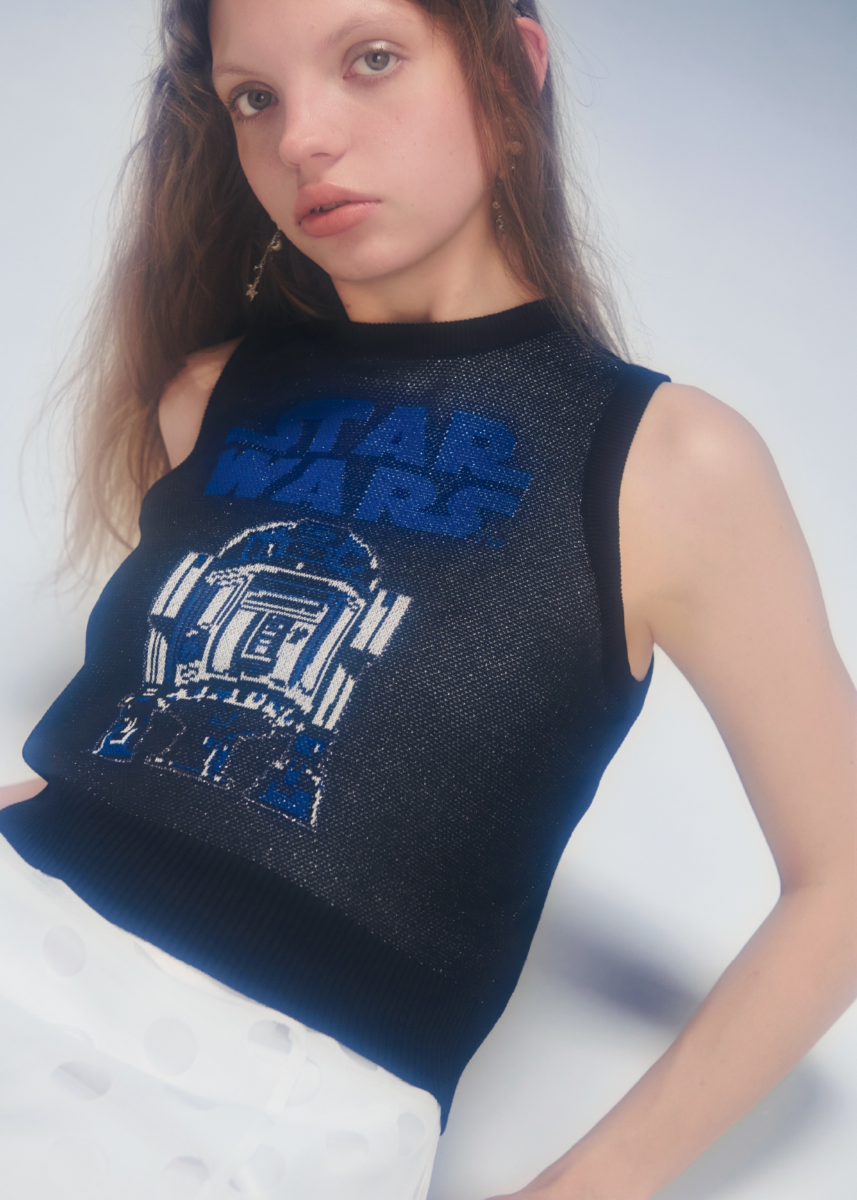 同コーディネートの上半身アップ