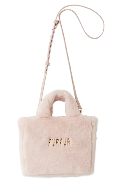 ECO FUR TOTE BAG ピンク