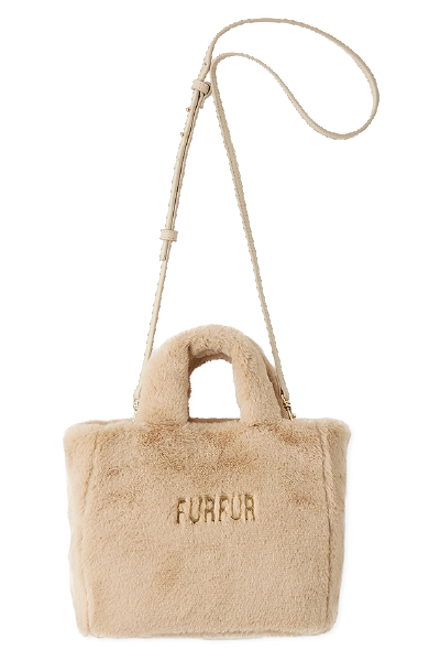 ECO FUR TOTE BAG ベージュ（OFFICIAL ONLINE 限定カラー）
