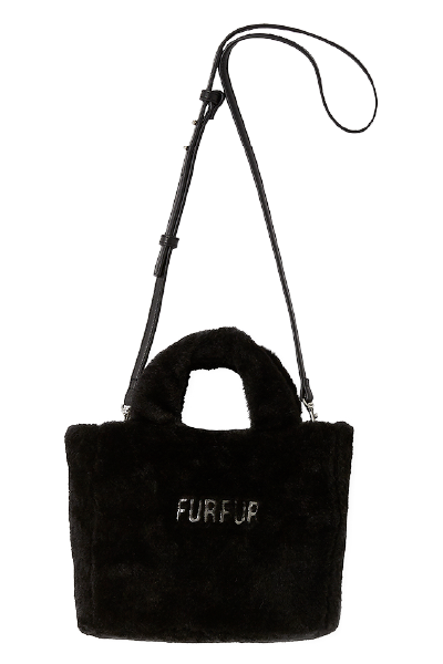 ECO FUR TOTE BAG ブラック（ZOZOTOWN 限定カラー）