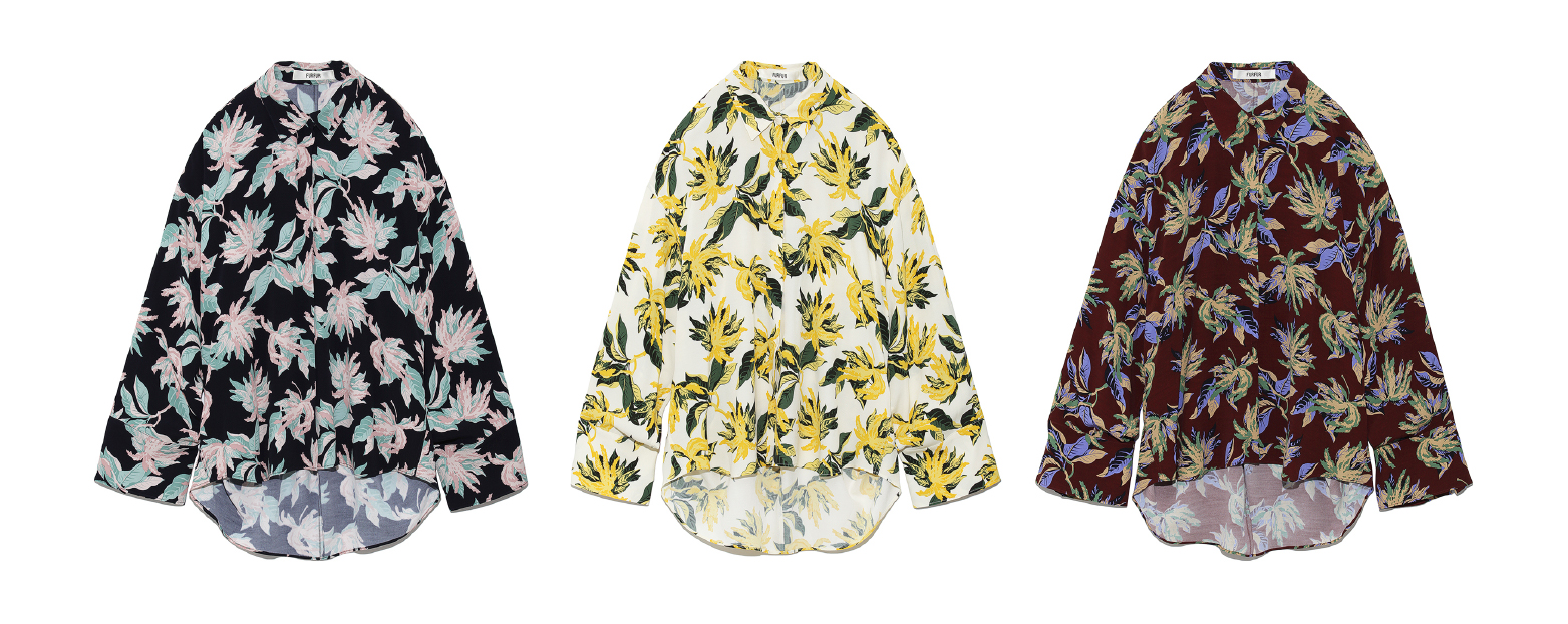 ISSUE.27 フラワーアロハシャツ 2019ss フェミニン ||FURFUR（ファー 