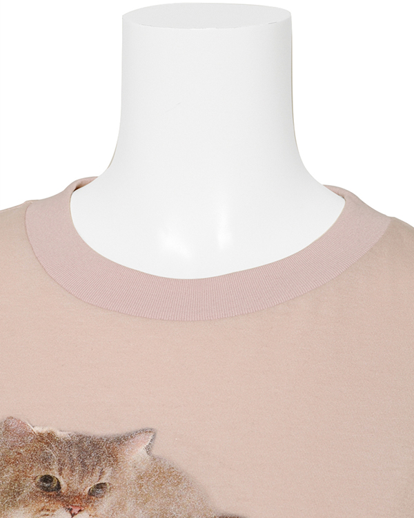 新品ファーファー猫プリント長袖F ファーファー FURFUR オーバーサイズプリントスウェット （IVR） -靴